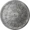 Ekena Millwork Brontes Ceiling Medallion (Canopies up to 3 5/8"), 25 1/2"OD x 5 1/2"P, Ultra Pure White Crackle CM25BRUWC - alternate 1